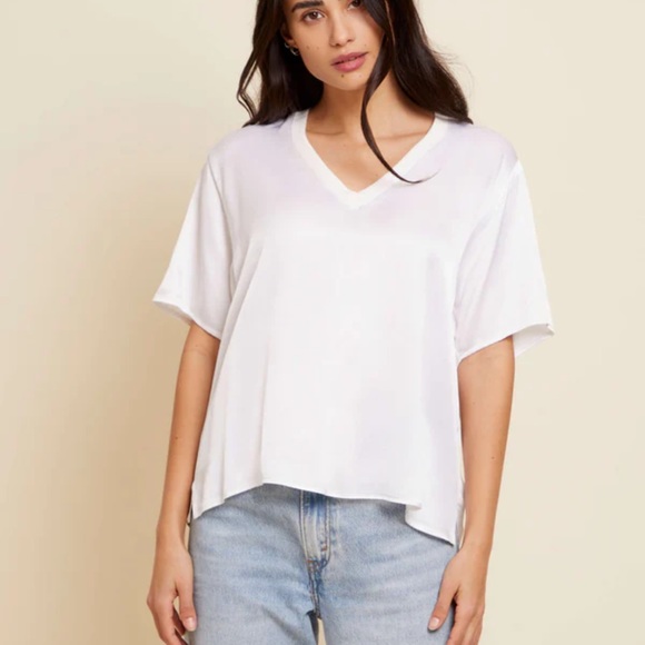 Nation Ltd. Bennie Oversized Sateen Tee - Picture 3 of 14